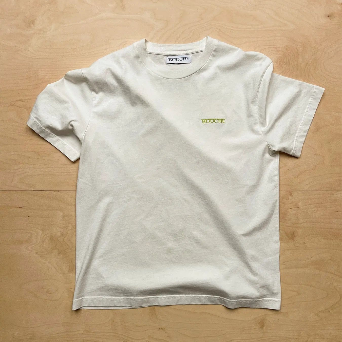 BOUCHE • T-SHIRT • ECRU LIME BOUCHE