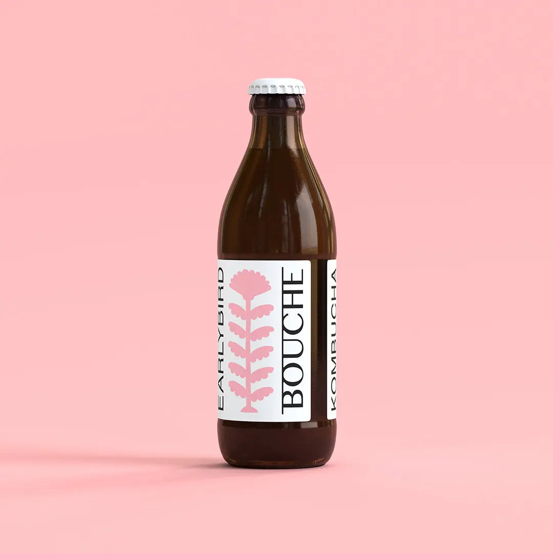 EARLYBIRD • 12 × 0,33 • BIO KOMBUCHA - BOUCHE • KOMBUCHA