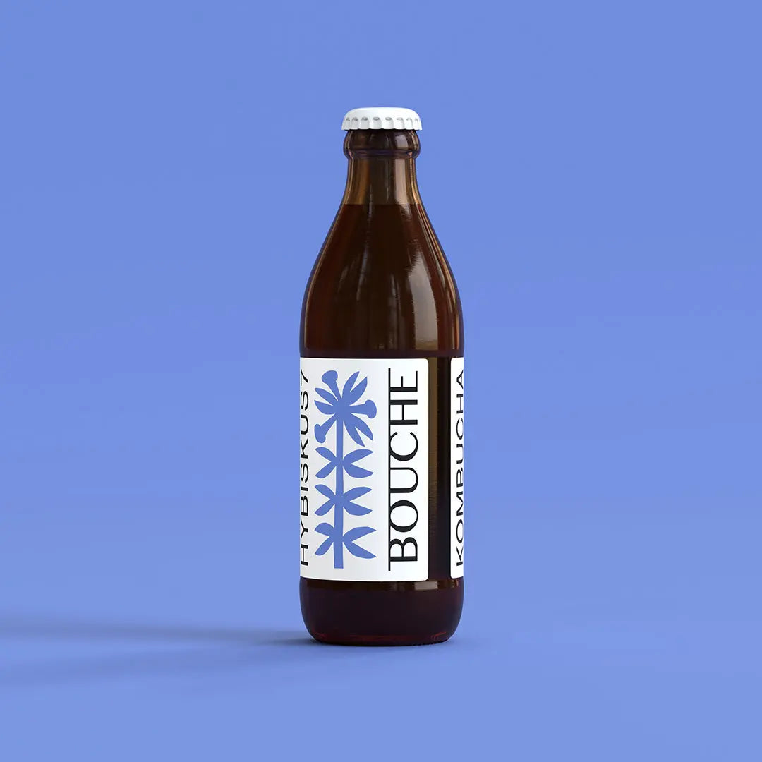 HYBISKUS7 • 12 × 0,33 • BIO KOMBUCHA - BOUCHE • KOMBUCHA